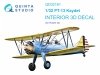 Quinta Studio QD32161 PT-13 Kaydet 3D-Printed & coloured Interior on decal paper (Roden) 1/32